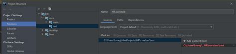 intellij 13 java test folder